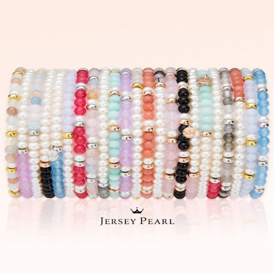 Jersey pearl bracelets