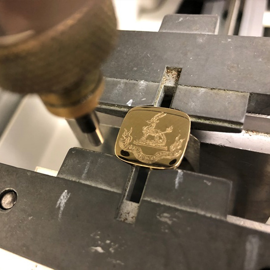 machine engraving cufflinks