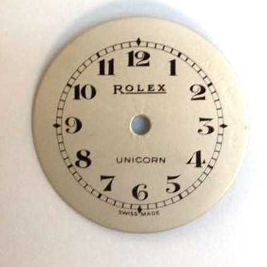 restored rolex watch dial