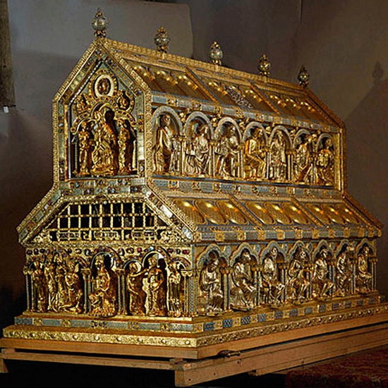 The shrine of the three holy kings, cologne