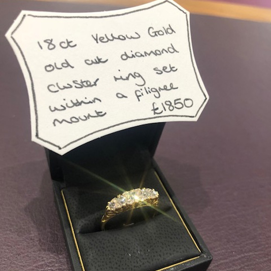 Pre-owned diamond ring
